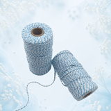 French Blue Baker’s Twine – 100% Cotton Gift Wrapping Twine