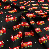 Be My Hero Fire Truck Fabric by Henry Glass HG1090-99