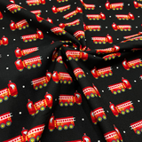 Be My Hero Fire Truck Fabric by Henry Glass HG1090-99