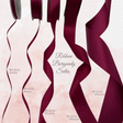 Burgundy satin ribbon in 3mm, 6mm, 25mm, 38mm and 50mm widths