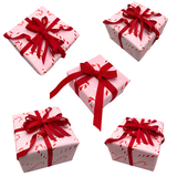 Candy Cane Pink Gift Wrapping Paper – 80gsm, 60cm Wide | Festive Christmas Wrap