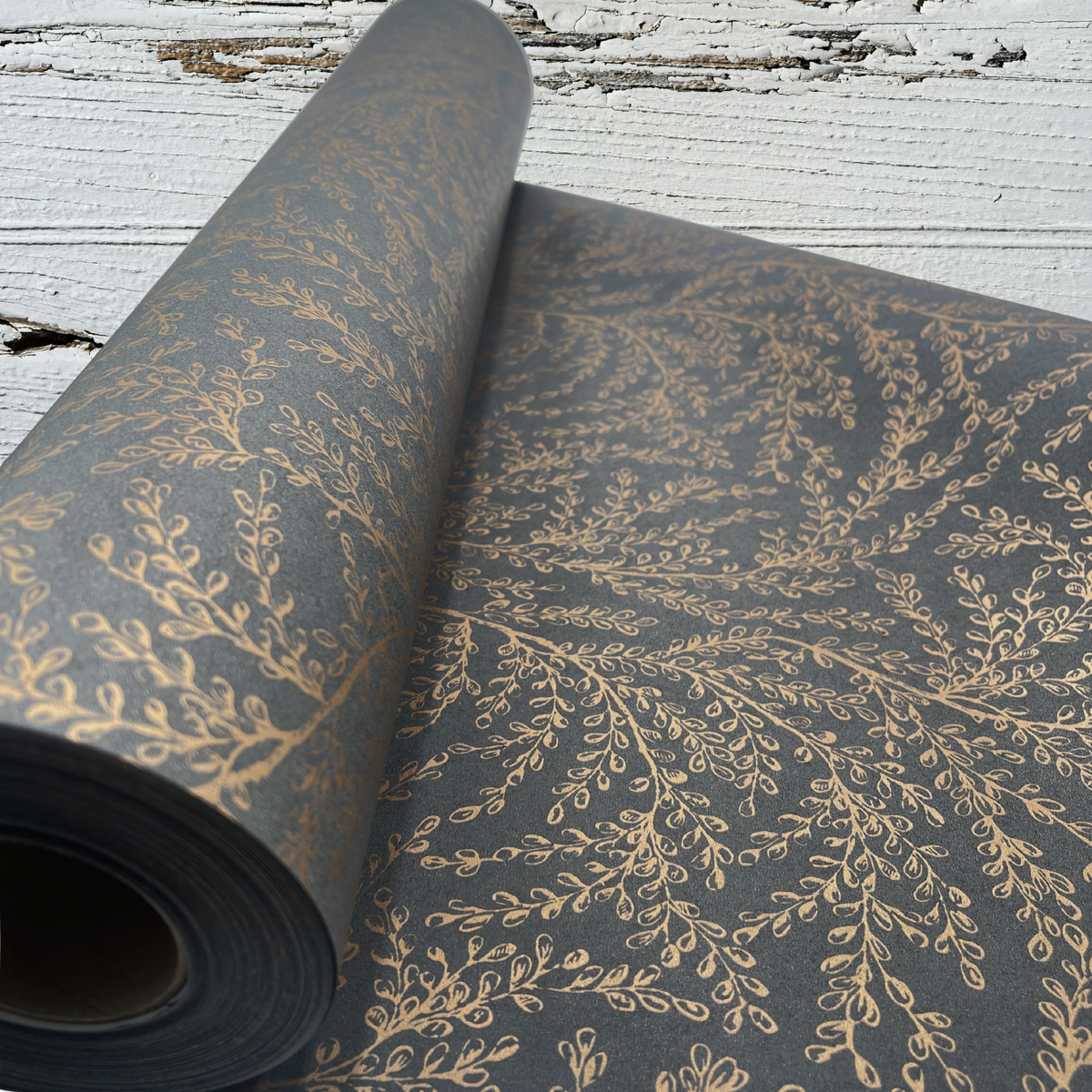 Harmony Charcoal Gift Wrapping Paper | Eco-Friendly | 60cm Wide