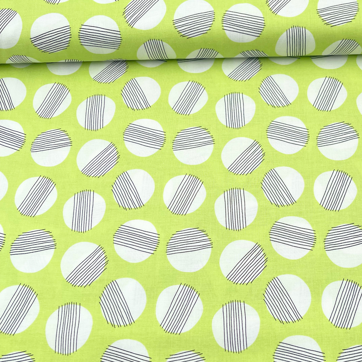 Hazy Moon Chartreuse - Michael Miller - Cotton Quilting fabric - DC7814HMKey