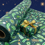 Cosmic Night Gift Wrapping Paper – 80gsm, 60cm Wide | Festive Christmas Wrap