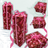 Cottage Pink Stitch Ribbon – 10mm Gift Ribbon