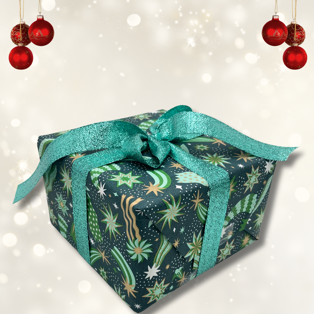 Cosmic Night Gift Wrapping Paper – 80gsm, 60cm Wide | Festive Christmas Wrap