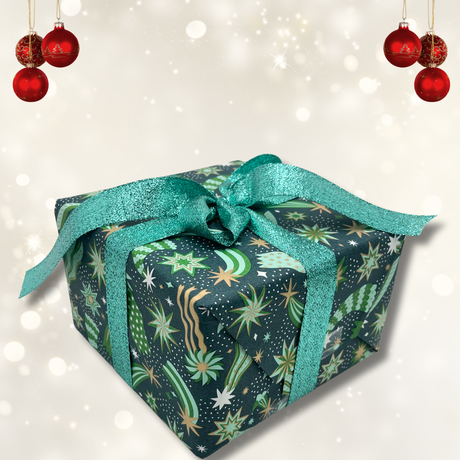 Cosmic Night Gift Wrapping Paper – 80gsm, 60cm Wide | Festive Christmas Wrap