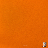 Orange Craft Felt – 100% Acrylic, 90cm Wide, 1.3mm Thick, Made in USA