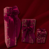 Harvest Burgundy Gift Wrapping Paper – Acorn & Foliage Christmas Wrap