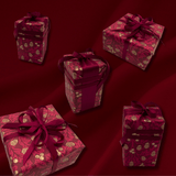 Harvest Burgundy Gift Wrapping Paper – Acorn & Foliage Christmas Wrap