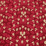 Harvest Burgundy Gift Wrapping Paper – Acorn & Foliage Christmas Wrap