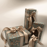 Harvest Cocoa Gift Wrapping Paper – Acorn & Foliage Christmas Wrap