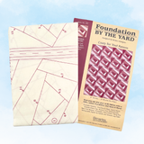 Foundation by the Yard Crazy for You – Benartex – Cotton Quilt Foundation Panel & Pattern – Style 103
