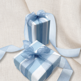 French Blue Pavilion - Eco-Friendly Gift Wrapping Paper - 60cm Wide