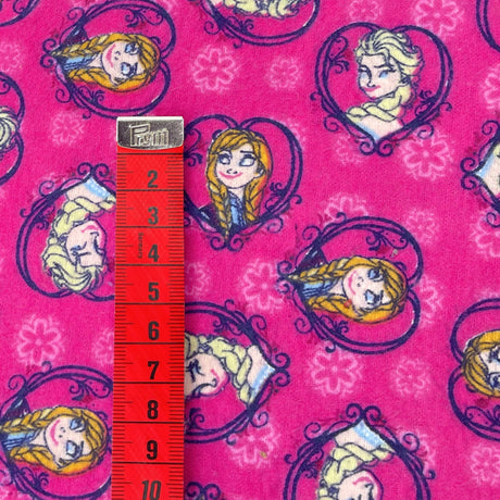 Disney Frozen Sisters Set Heart Pink - Springs Creative - Cotton Flannel Fabric - SP.51874.C470710PINK