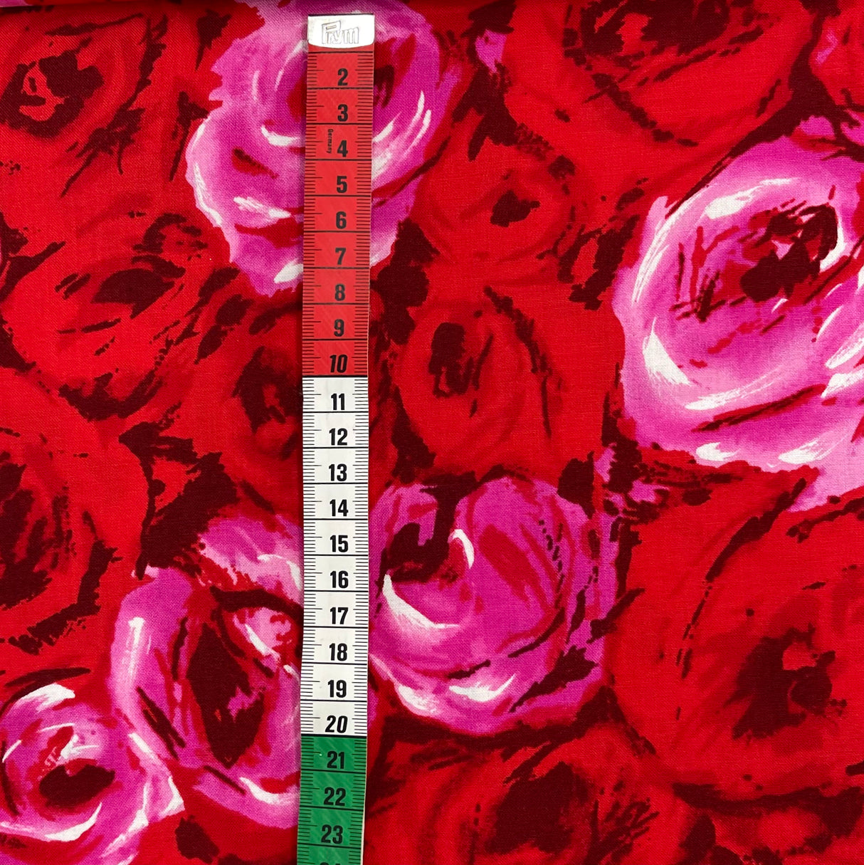 Lana Rose Fabric – Red & Pink Floral Roses | Michael Miller CX6900