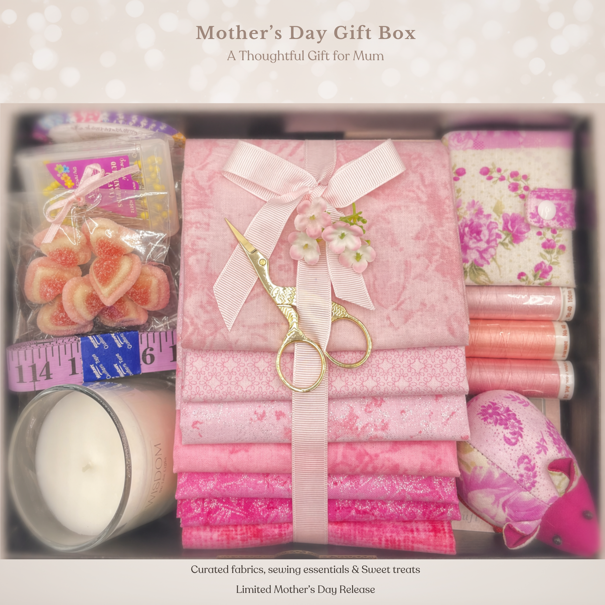 Pink Sewing Gift Box for Mum