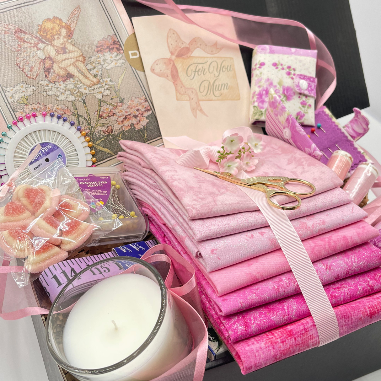 Pink Sewing Gift Box for Mum