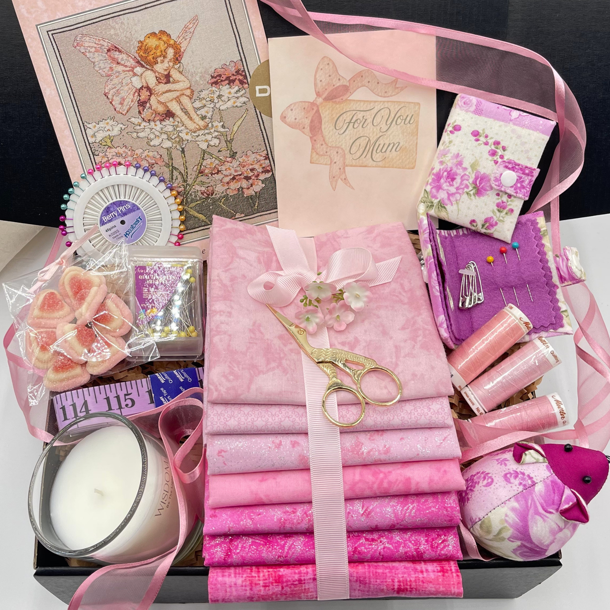 Pink Sewing Gift Box for Mum