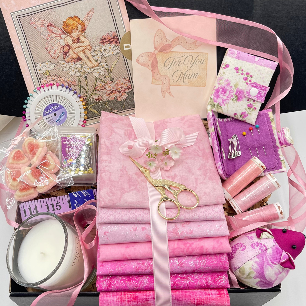 Pink Sewing Gift Box for Mum
