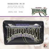Hobbs Heirloom® 80/20 Black Cotton Batting – King (DKHL-120)