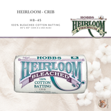 Hobbs Heirloom 100% Bleached Cotton Batting – Crib (HB-45)