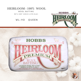 Hobbs Wool Heirloom® 100% Wool Batting – Queen (WL-90)
