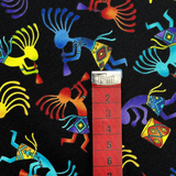 Out West Kokopelli Hopi Bright Fabric by Timeless Treasures - TT-C5158Brite