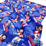 Surf’s Up Lilo & Stitch Cotton Fabric – Rare & Out of Print – Springs Creative SC59298