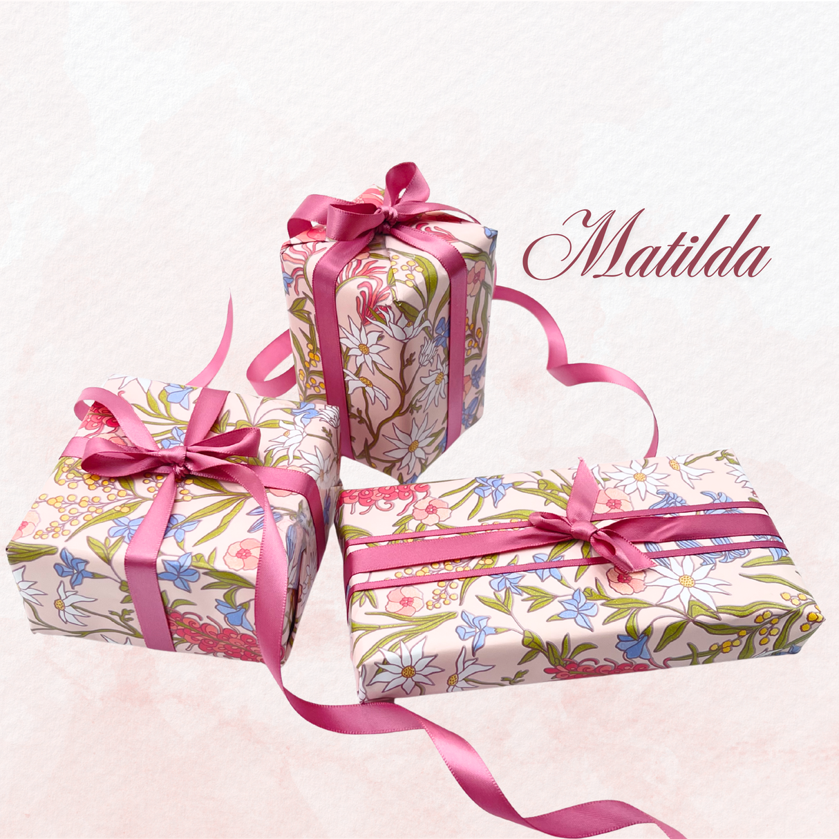 Matilda Floral Gift Wrapping Paper | Eco-Friendly | 60cm Wide