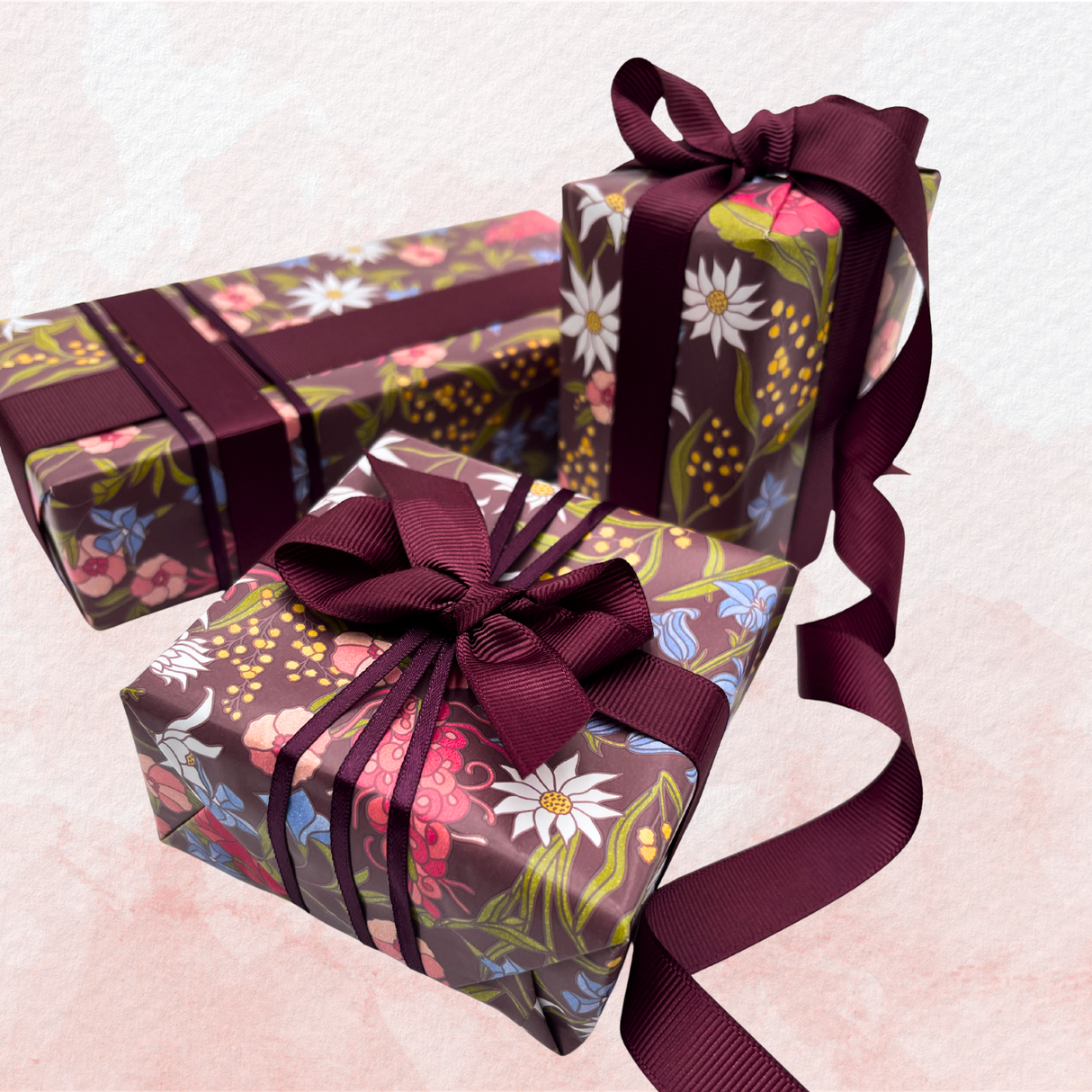 Mulberry Ribbon | Satin & Grosgrain | Gift Wrap Ribbon
