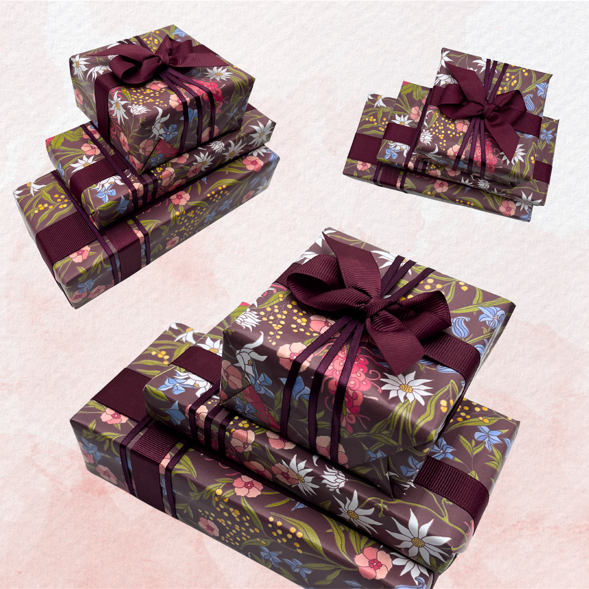Matilda Mulberry Gift Wrapping Paper | Eco-Friendly | 60cm Wide