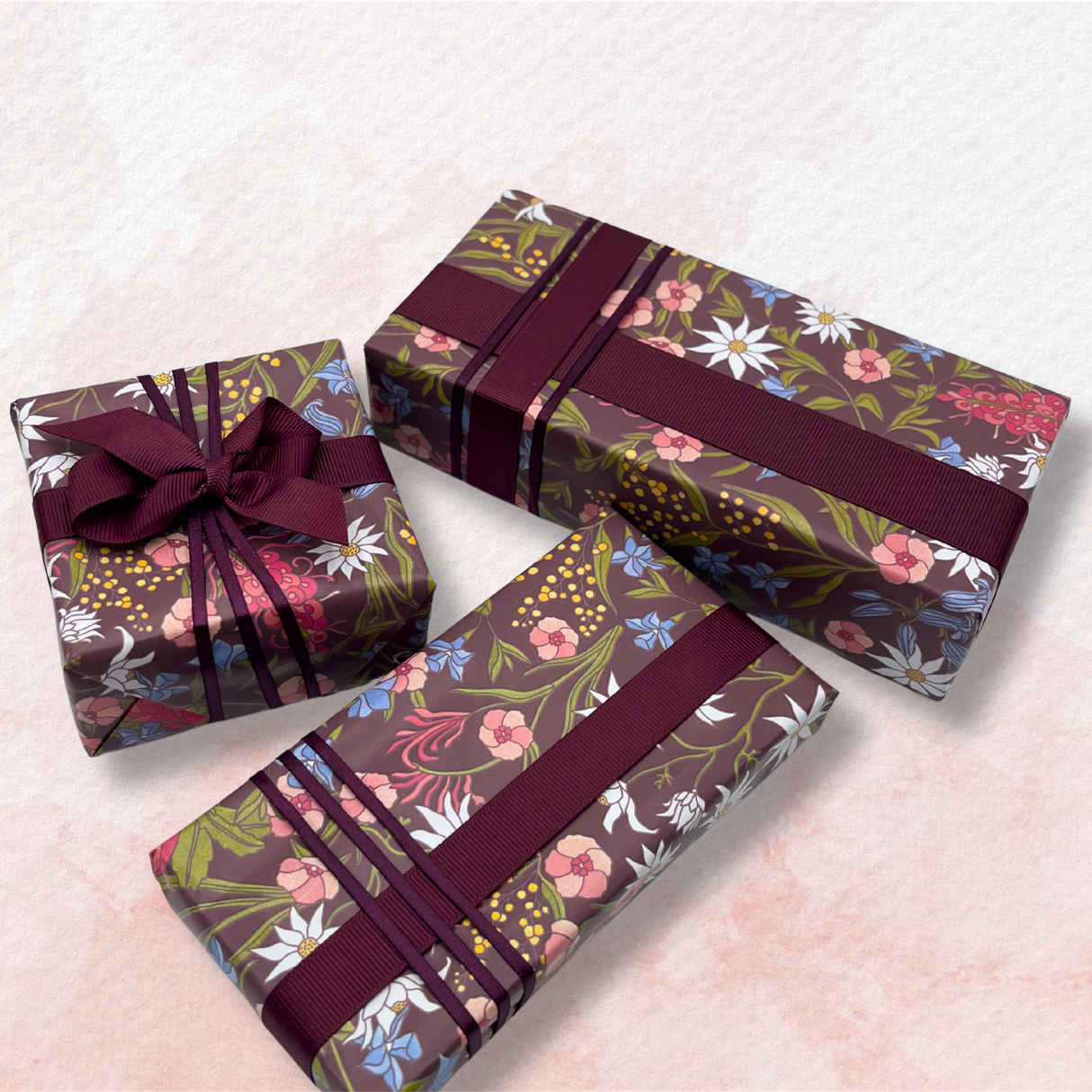 Matilda Mulberry Gift Wrapping Paper | Eco-Friendly | 60cm Wide