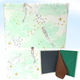 Mermaid Mint Sandpaper Board – 4-in-1 Cutting Mat & Ironing Surface | Hobbycraft
