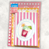 Smash notebook set of 3 in original shrink-wrap packaging, featuring colourful pink, orange and yellow designs with lined, grid and dotted pages.