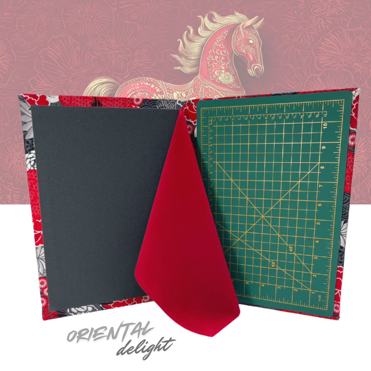 Oriental Delight Sandpaper Board – 4-in-1 Cutting Mat & Ironing Surface | Hobbycraft