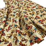 Out West Kokopelli Cotton Quilting Fabric - Timeless Treasures TT-C5038Tan