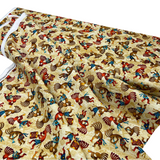 Out West Kokopelli Cotton Quilting Fabric - Timeless Treasures TT-C5038Tan