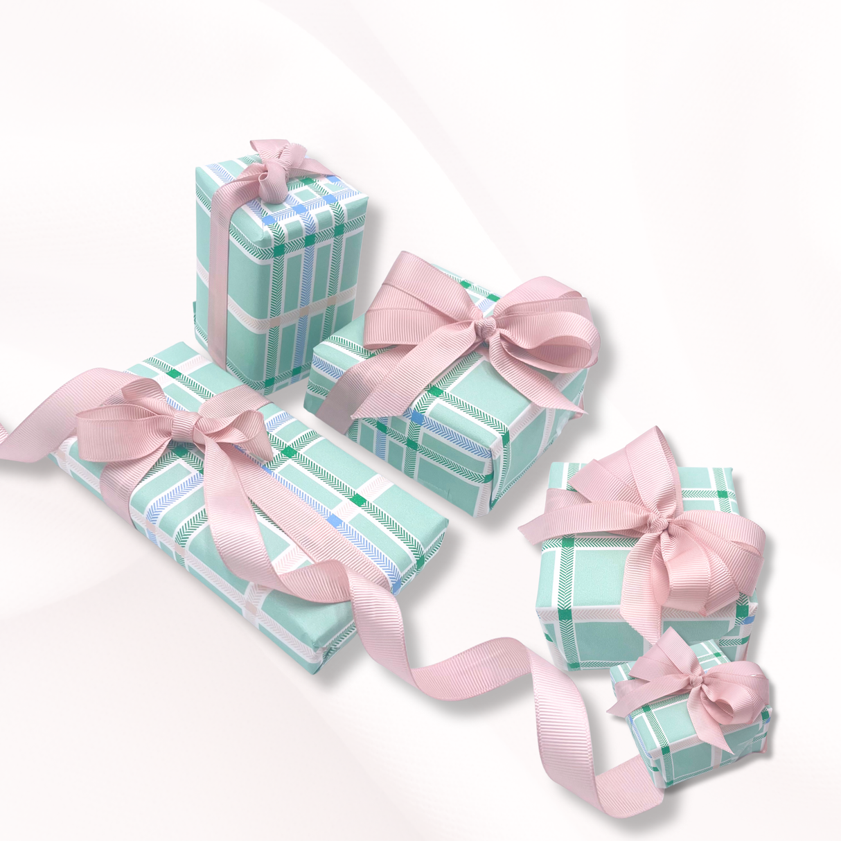 Oxford Gift Wrapping Paper | Soft Seagreen | 60cm Wide