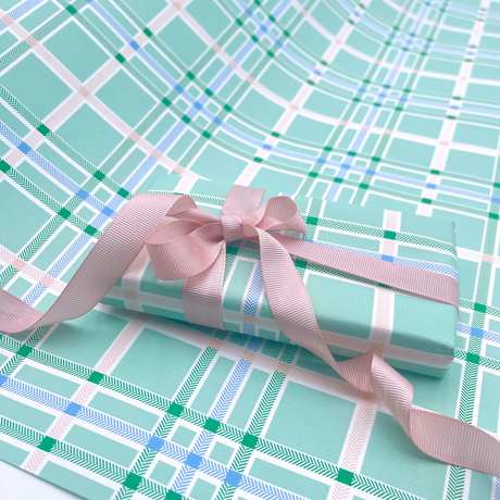 Oxford Gift Wrapping Paper | Soft Seagreen | 60cm Wide
