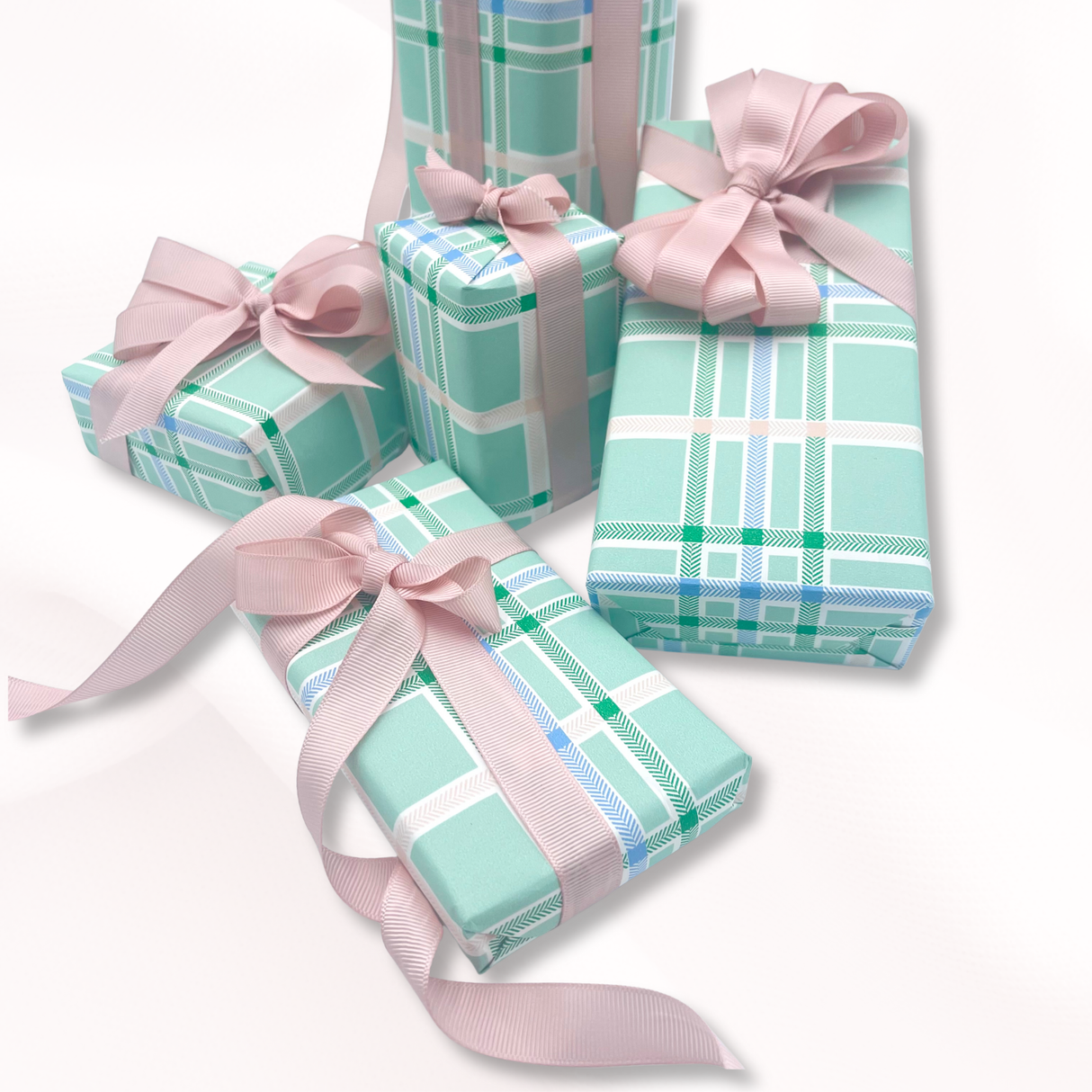 Oxford Gift Wrapping Paper | Soft Seagreen | 60cm Wide