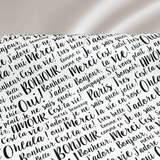 Paris Luxury Pearlised Gift Wrapping Paper – Black & White