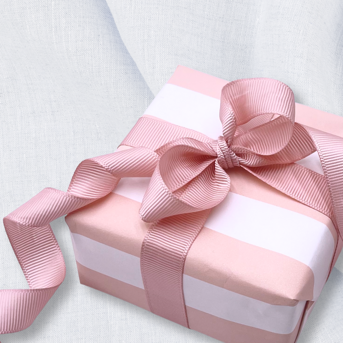 Pink Pavilion Stripe Eco-Friendly Gift Wrapping Paper
