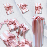 Pink Pavilion Stripe Eco-Friendly Gift Wrapping Paper