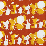 Play Date at the Park Animal Fabric – David Walker for FreeSpirit PWDW084-Stripe