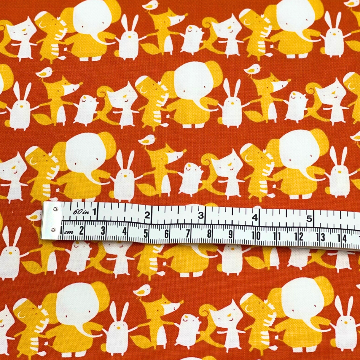 Play Date at the Park Animal Fabric – David Walker for FreeSpirit PWDW084-Stripe