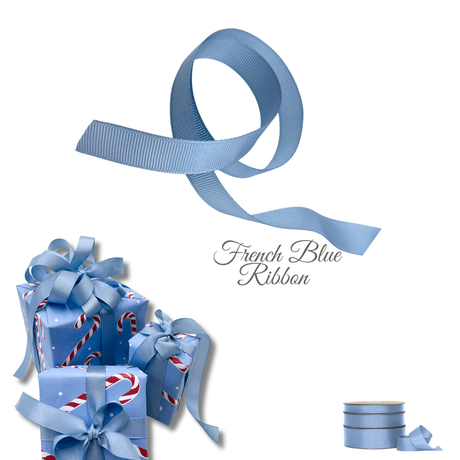 French Blue Grosgrain Ribbon