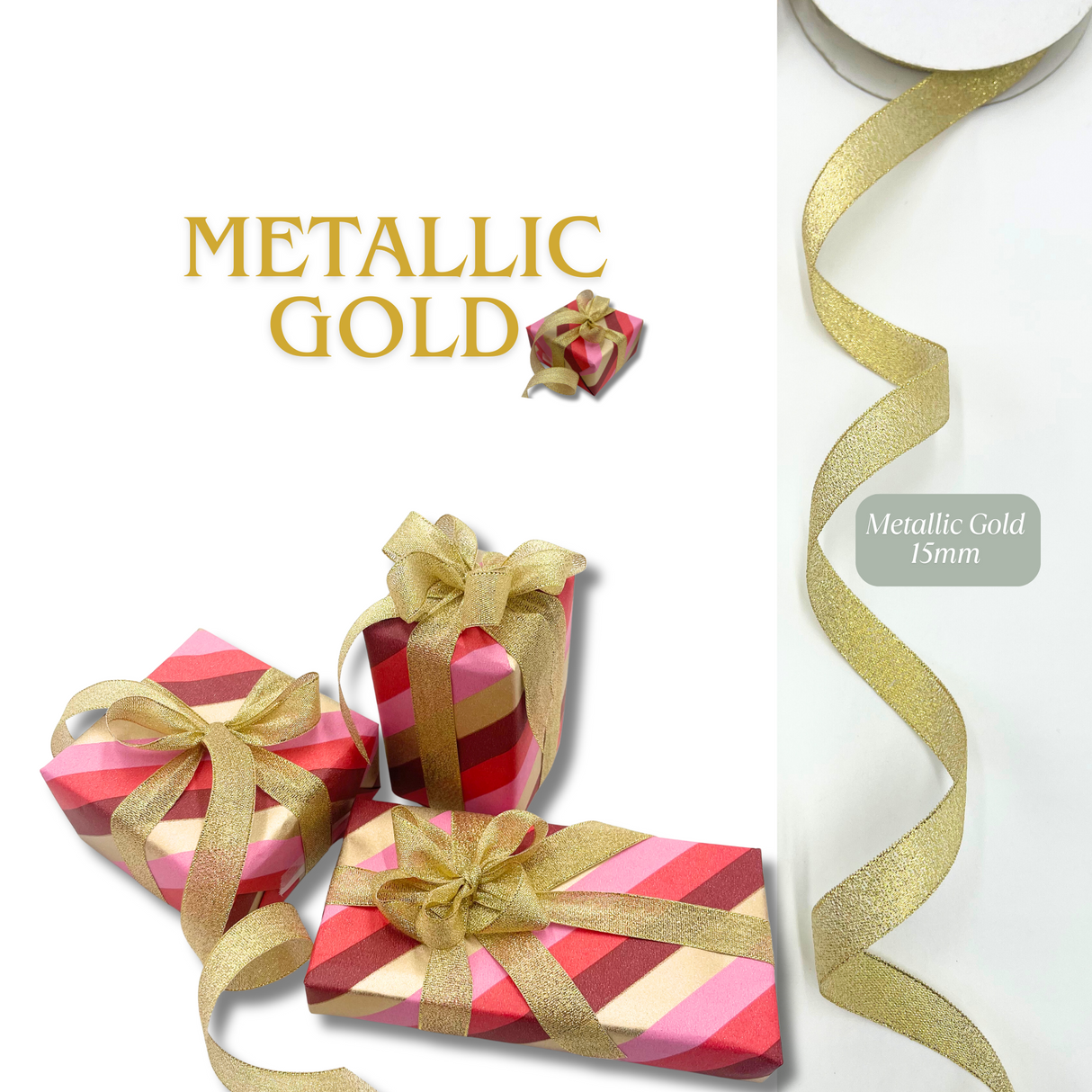 Peppermint Pink Gift Wrapping Paper – 80gsm 60cm Wide | Festive Christmas Wrap