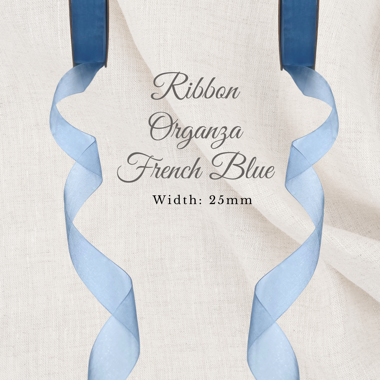 French Blue Pavilion - Eco-Friendly Gift Wrapping Paper - 60cm Wide