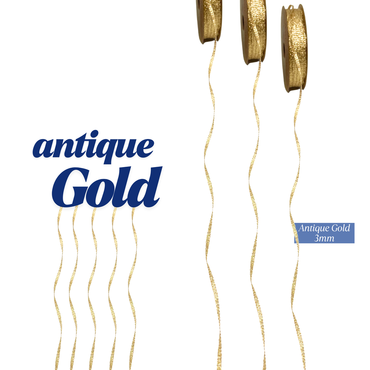 Xmas Gold Gift Wrapping Paper – 80gsm, 60cm Wide | Festive Christmas Wrap